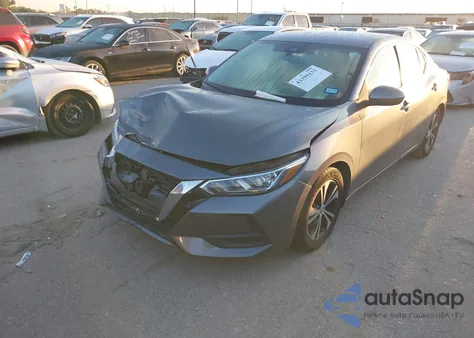 2021 Nissan Sentra Sv Xtronic Cvt z USA, uszkodzony, nr VIN 3N1AB8CV8MY256275